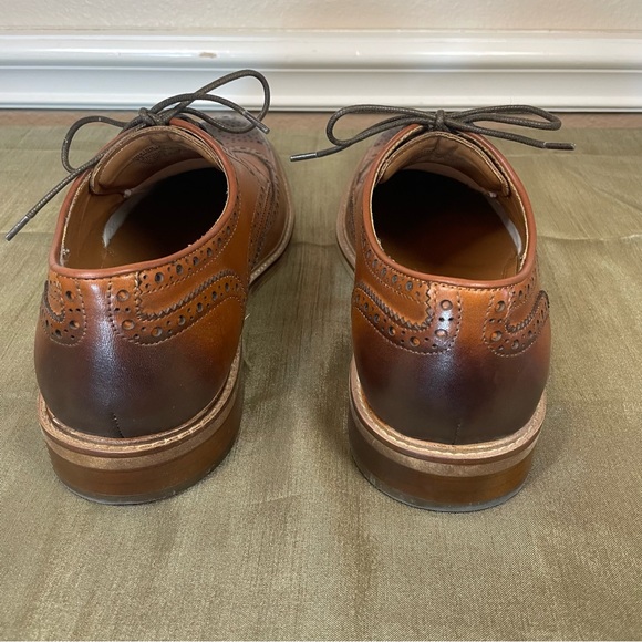Steve Madden Hoxton Wingtip Oxford Derby Shoes Men\'s Lace-Up Cognac Size US9.5 main image 5